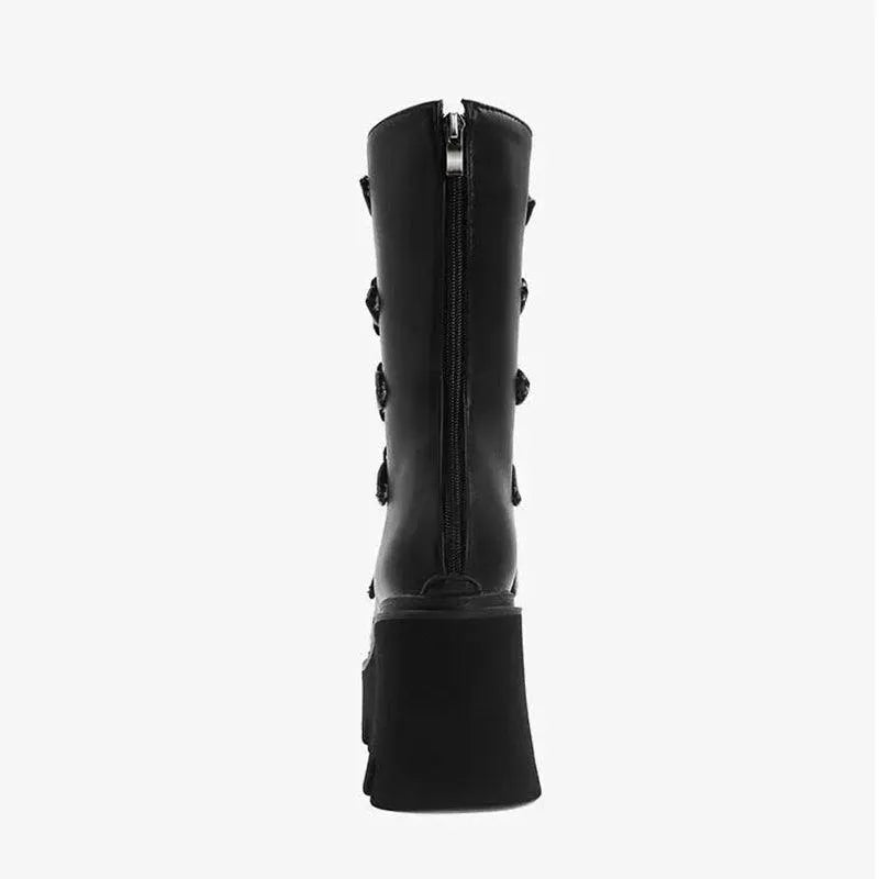 Belt Buckle Boots