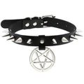 Pentagram Spike Choker