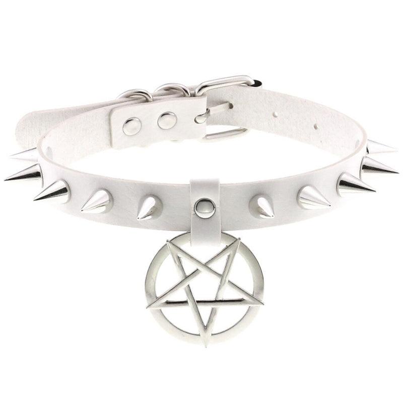 Pentagram Spike Choker