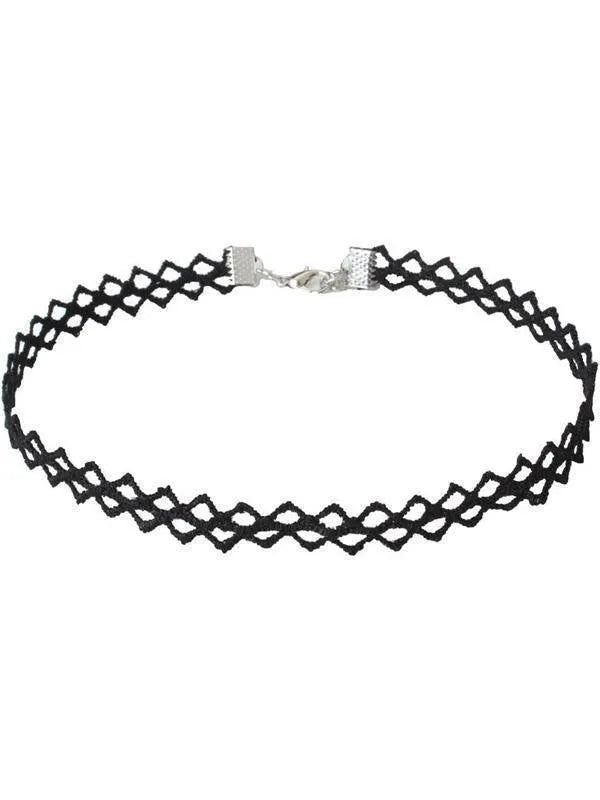 Simple Black Choker Set