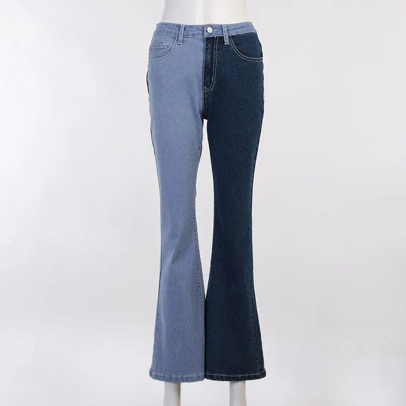 Contrast Palm Patch Embroidered Pants