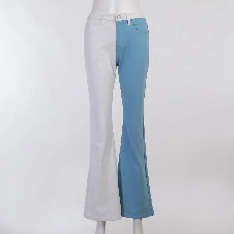 Contrast Palm Patch Embroidered Pants