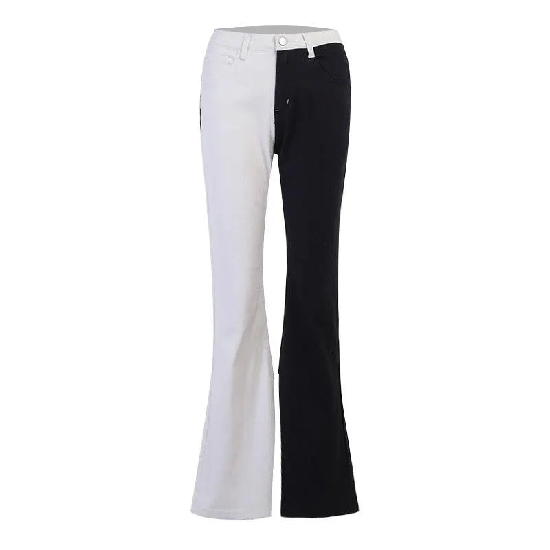Contrast Palm Patch Embroidered Pants