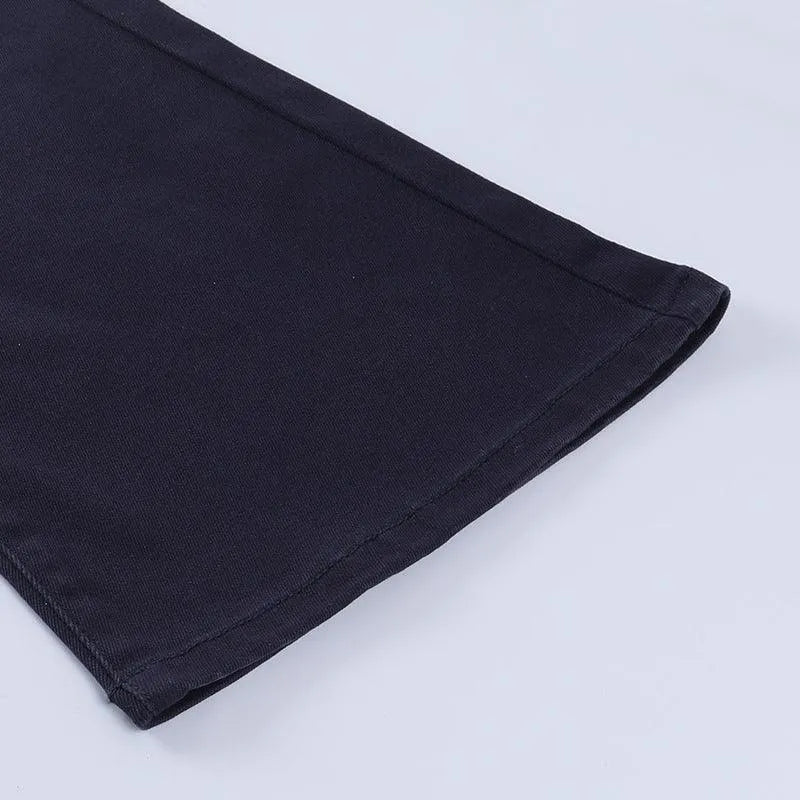 Contrast Palm Patch Embroidered Pants