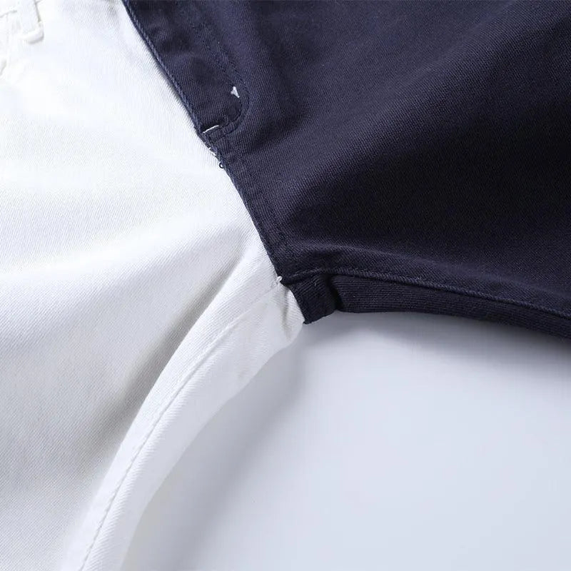 Contrast Palm Patch Embroidered Pants
