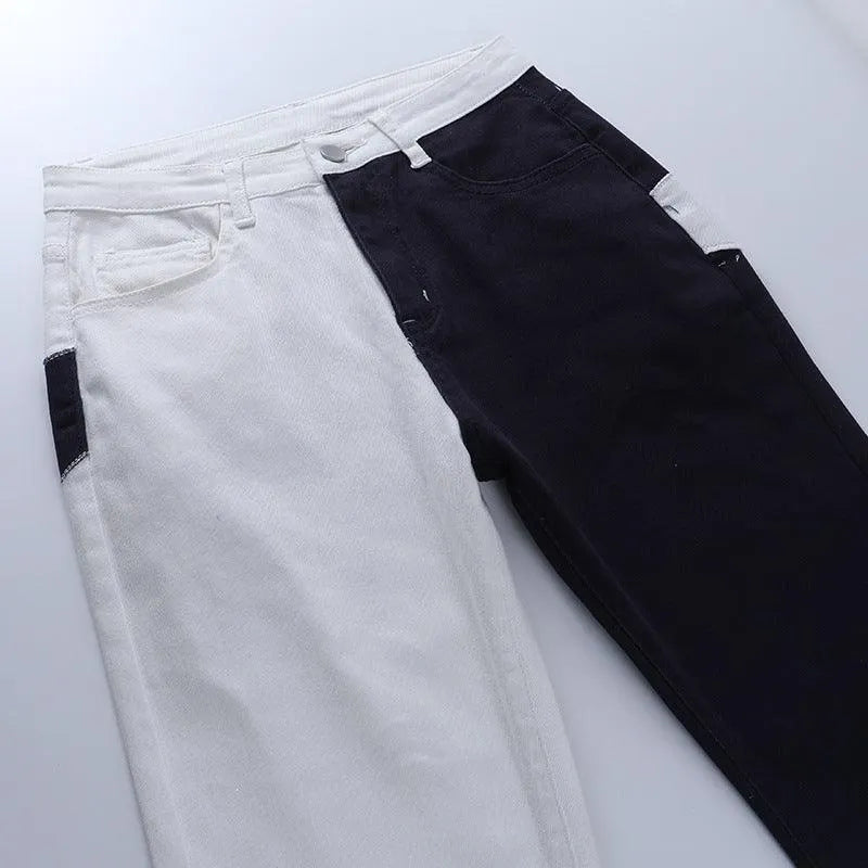 Contrast Palm Patch Embroidered Pants