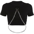 Gothic Grunge Chain T-Shirt
