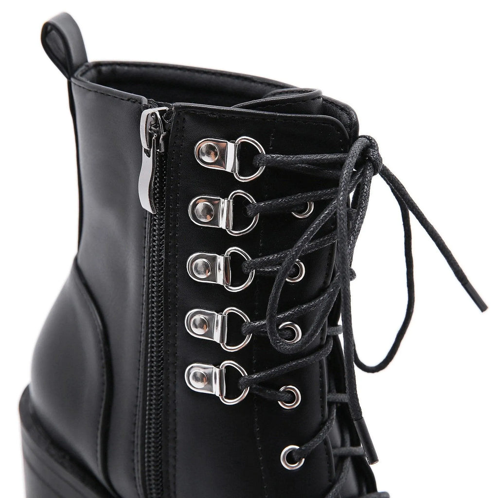 Platform Lace Up Boots