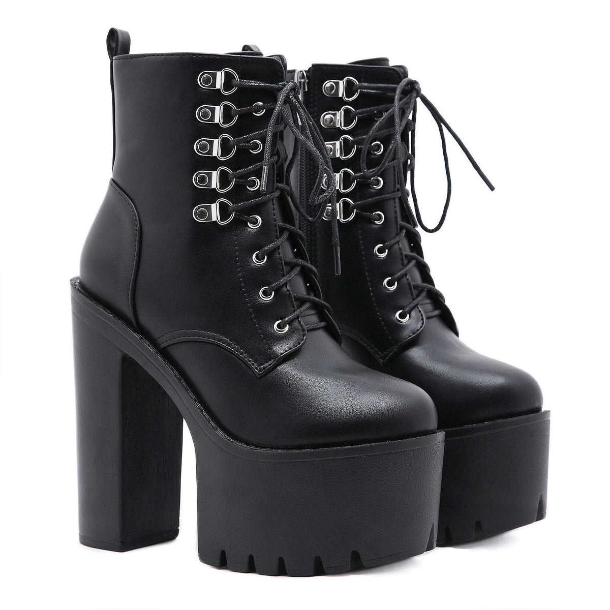 Platform Lace Up Boots