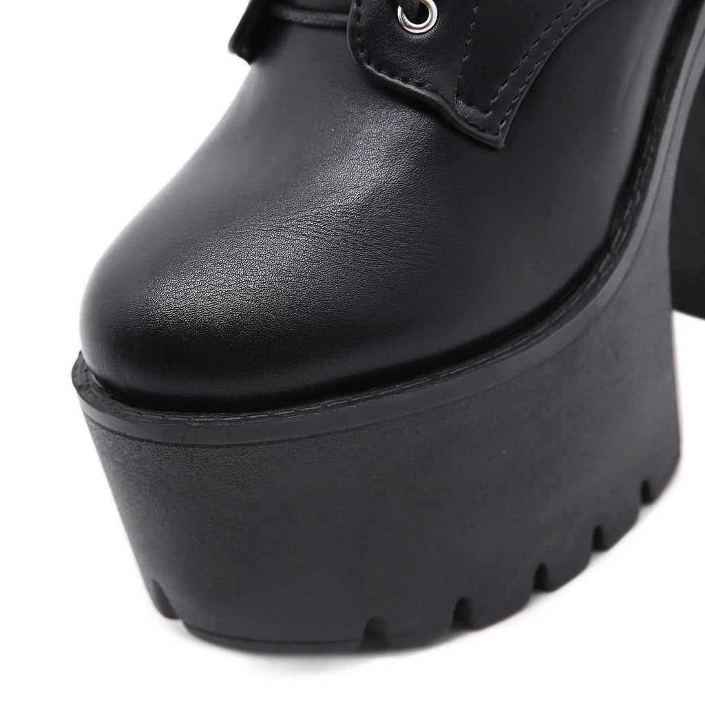 Platform Lace Up Boots