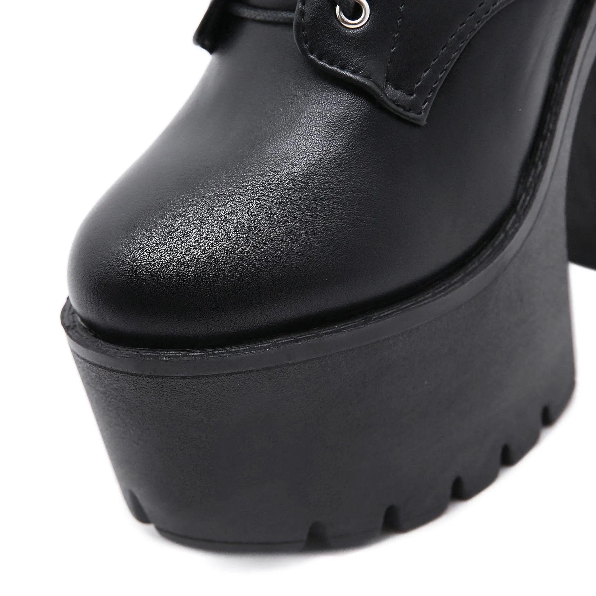 Platform Lace Up Boots