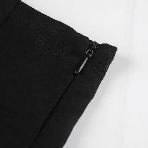 Dominate Asymmetric Goth Skirt