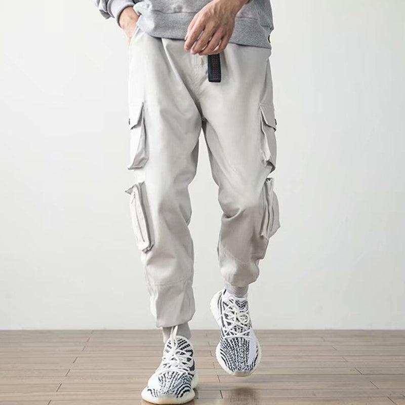 Multi Zipper Pockets Jogger Pants