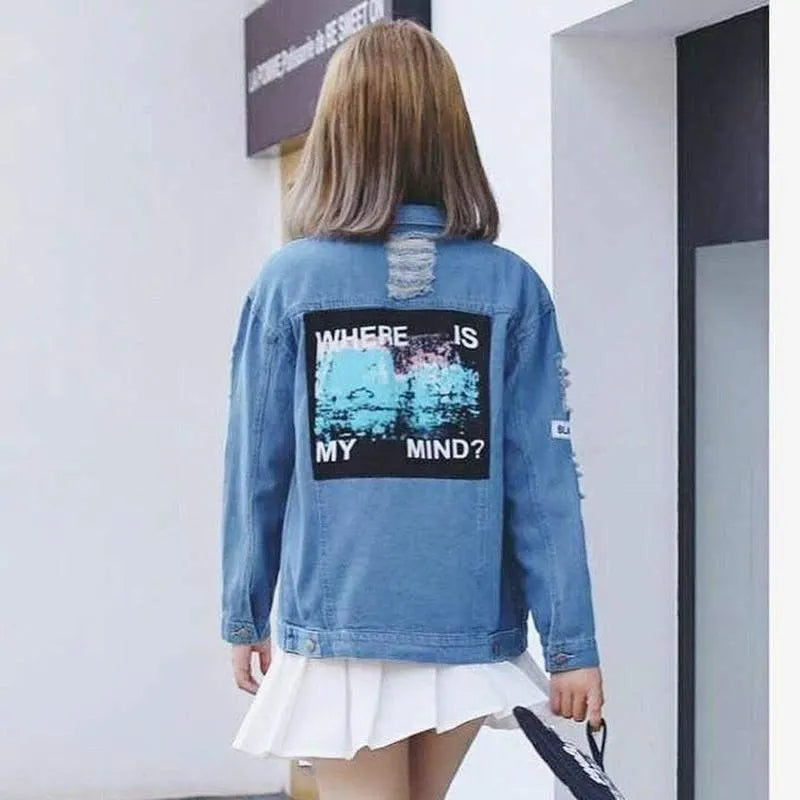Where Is My Mind Denim Jacket