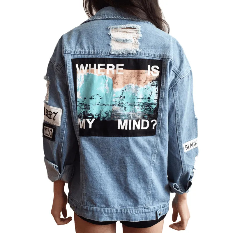 Where Is My Mind Denim Jacket
