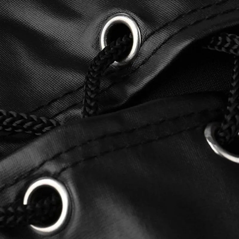 Matte Patent Leather Concealed Button Bodysuit
