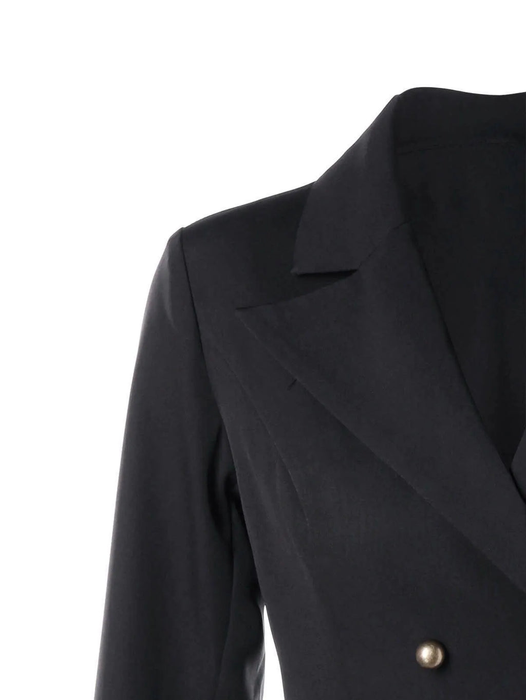 Double Breasted Ruffle Pendulum Coat