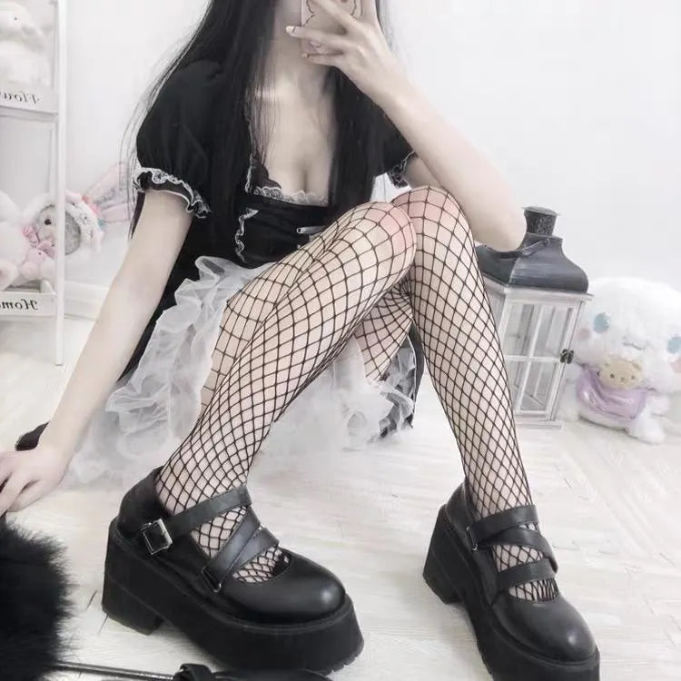 Fishing Net Tights Socks