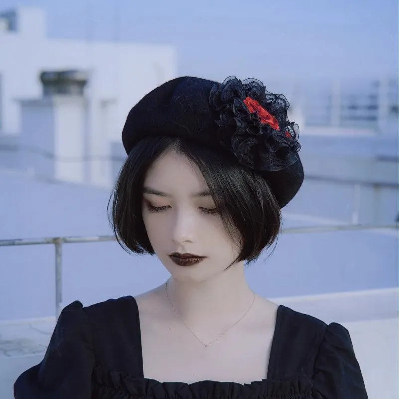 Chain Rose Beret