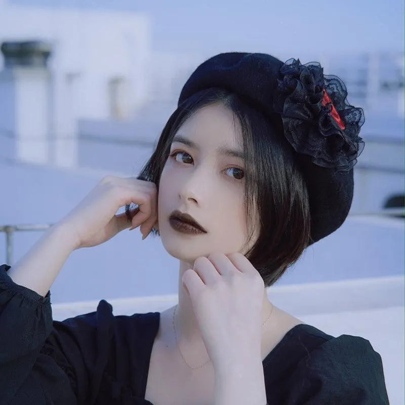 Chain Rose Beret