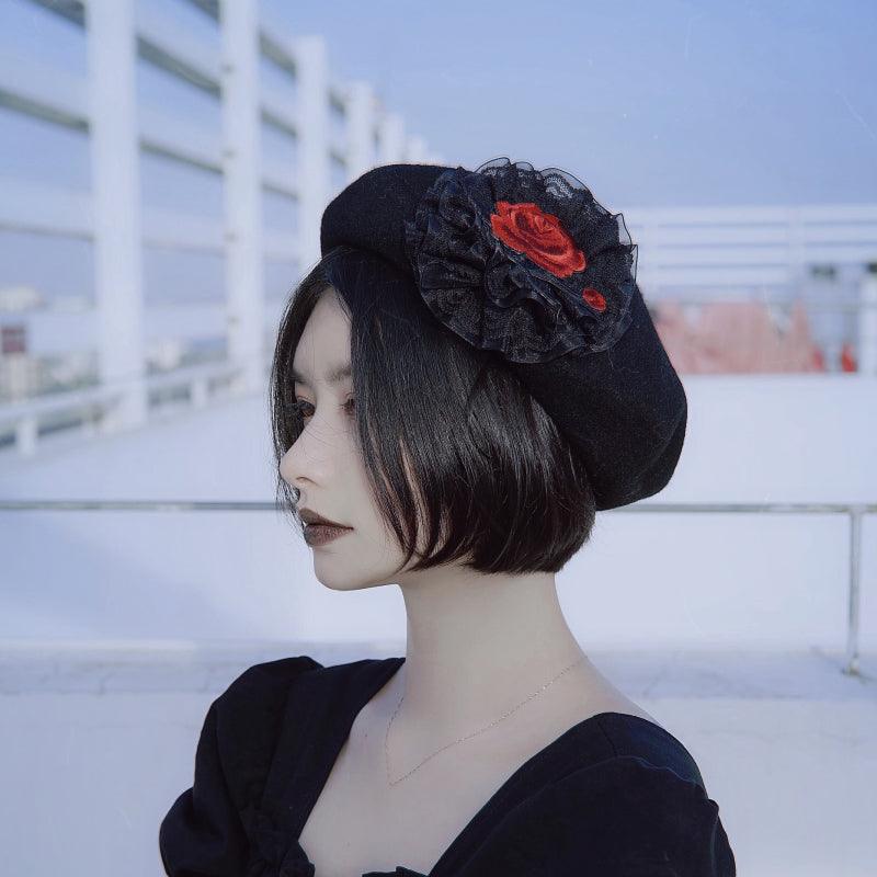 Chain Rose Beret