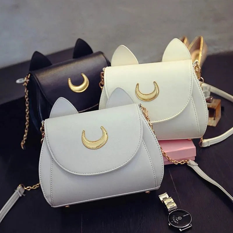 Cute Cartoon Cats Crossbody Bag