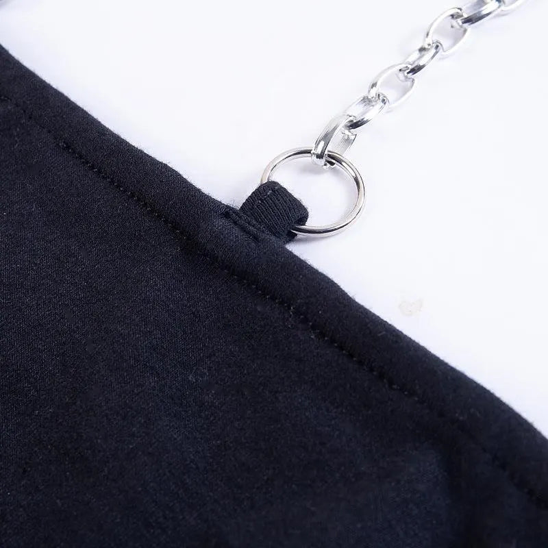 Chained Backless Top