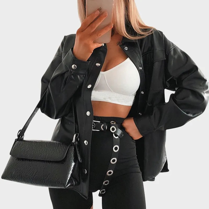 Weekend Flirt PU Jacket