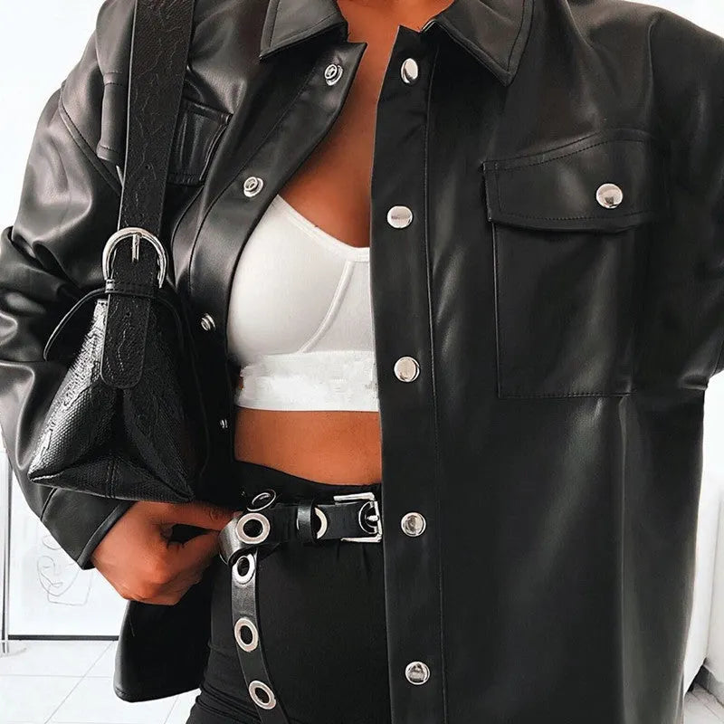 Weekend Flirt PU Jacket