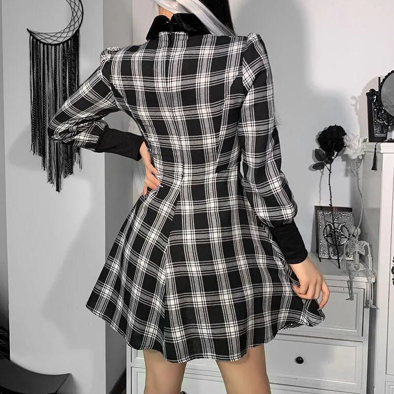 Camilla's Retro Plaid Dress