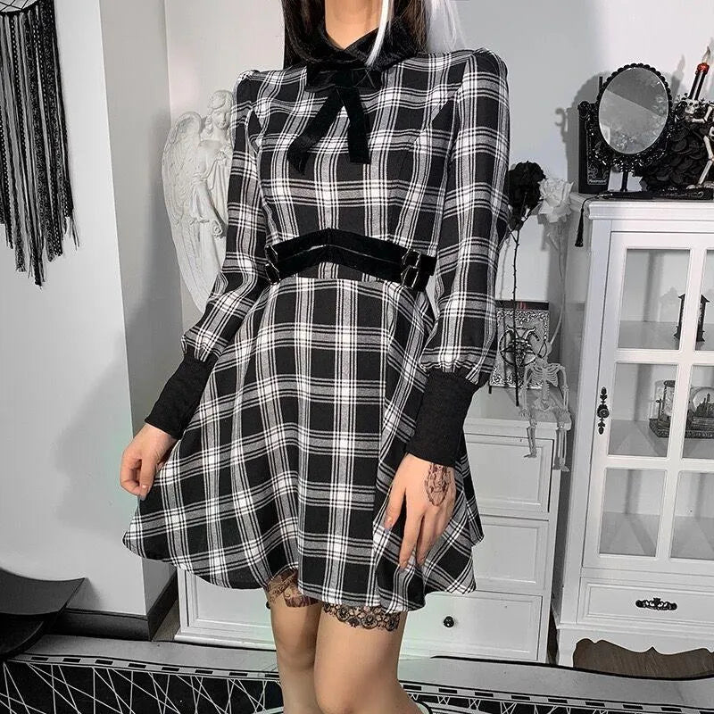 Camilla's Retro Plaid Dress