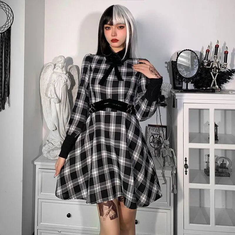 Camilla's Retro Plaid Dress