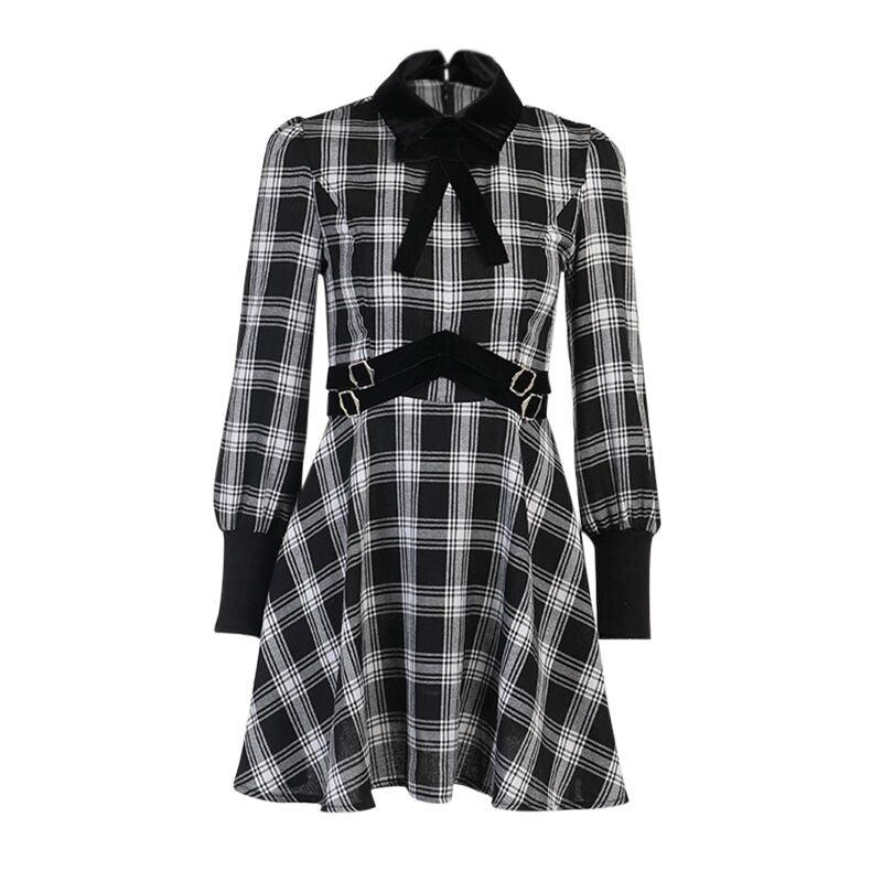 Camilla's Retro Plaid Dress