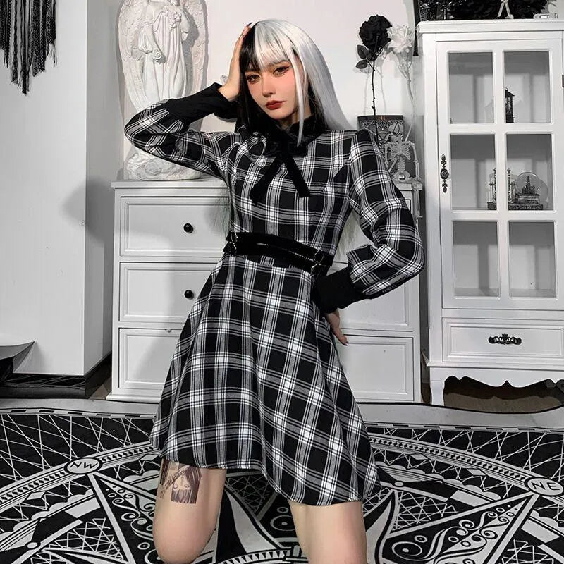 Camilla's Retro Plaid Dress