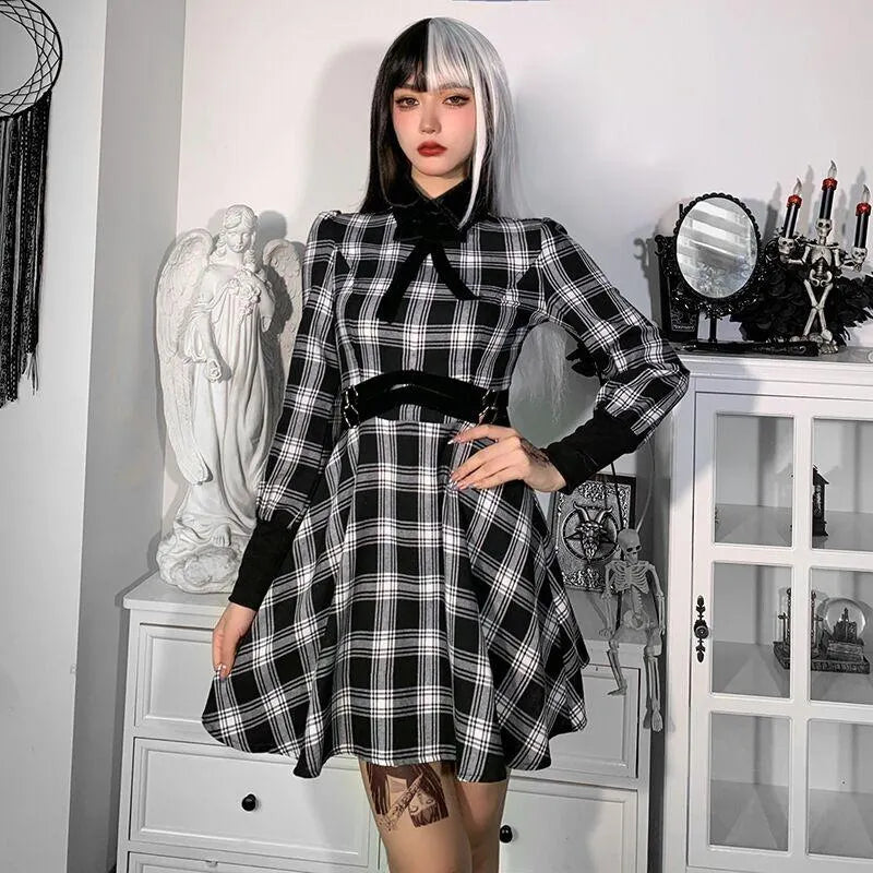 Camilla's Retro Plaid Dress