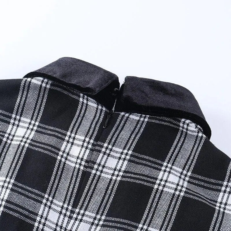 Camilla's Retro Plaid Dress