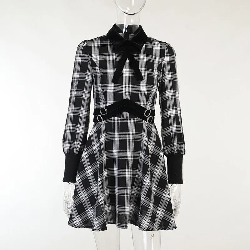 Camilla's Retro Plaid Dress