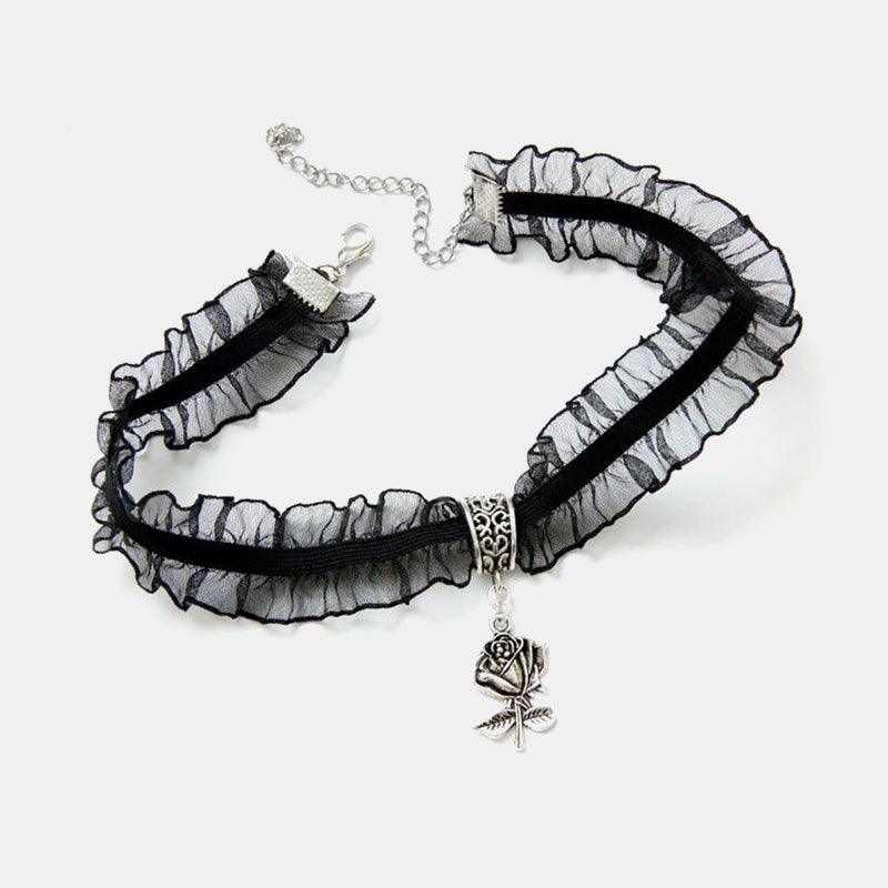 Lace Rose Choker