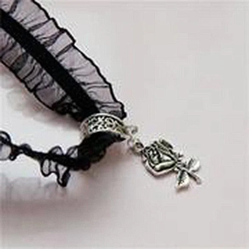 Lace Rose Choker