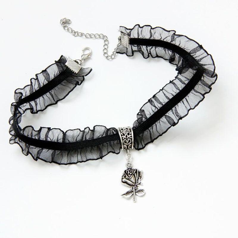 Lace Rose Choker