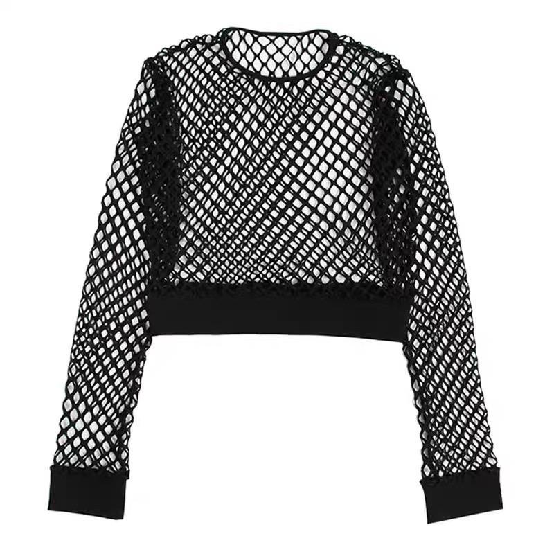 Mesh Long Sleeves Shirt