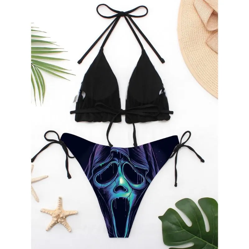 Punk Skull Bikini Set