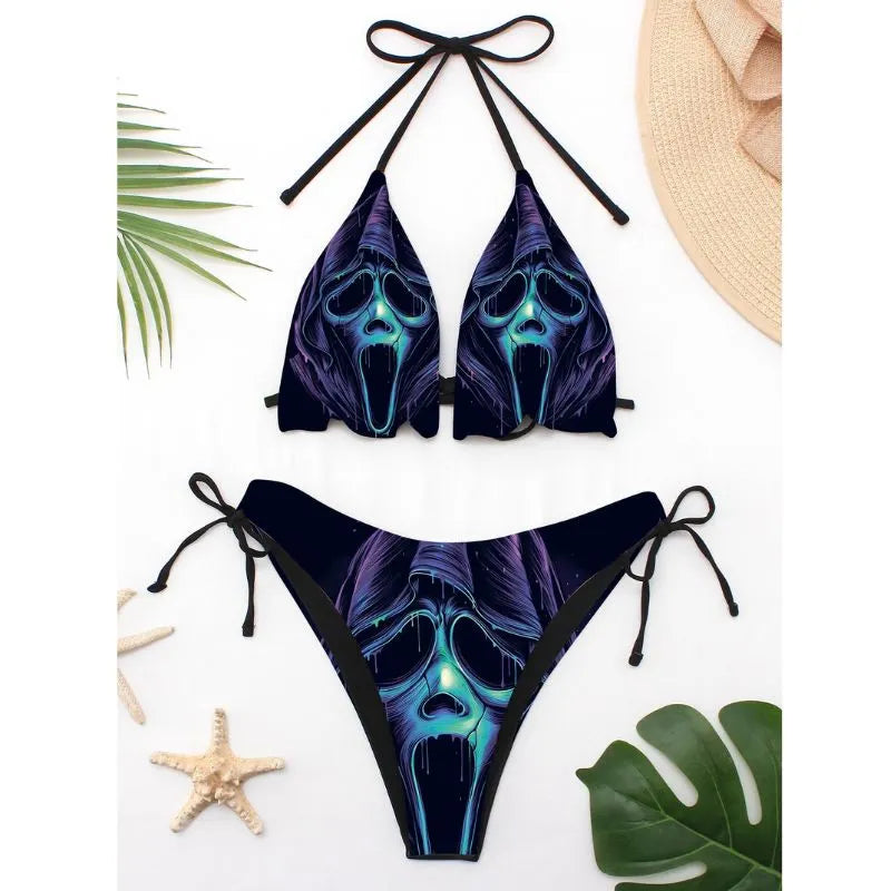Punk Skull Bikini Set