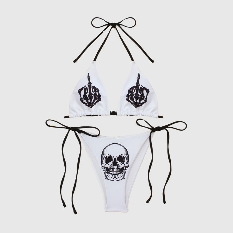 Punk Skull Bikini Set