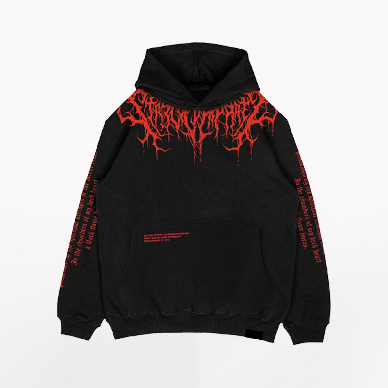 Gothic Viking Totem Pullover Hoodie