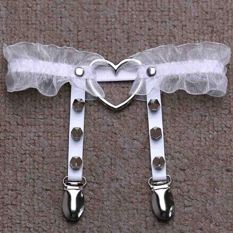 Heart Lace Garter Belt