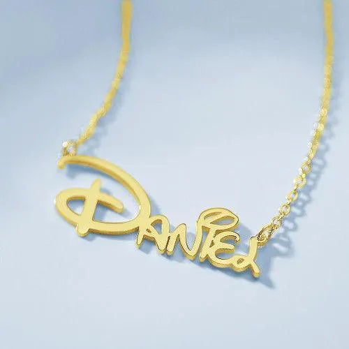 Custom Disney Name Necklace