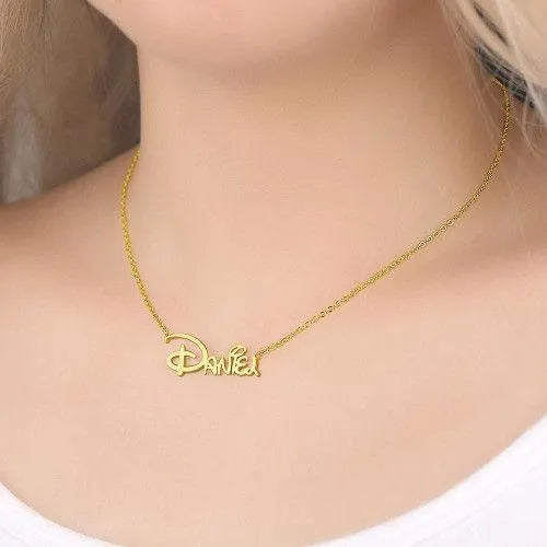 Custom Disney Name Necklace
