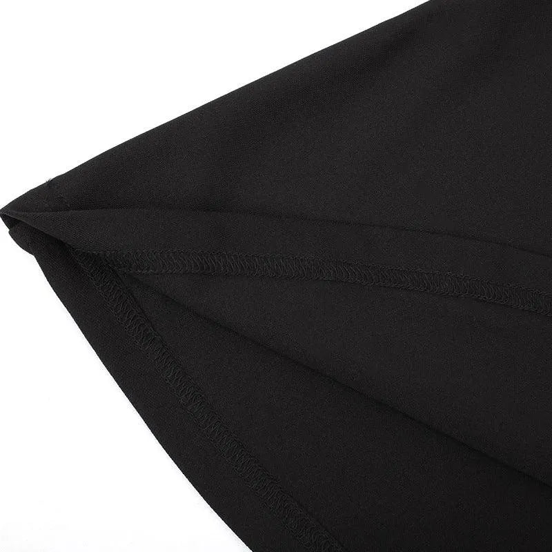 Button Line A-line Pleated Dress