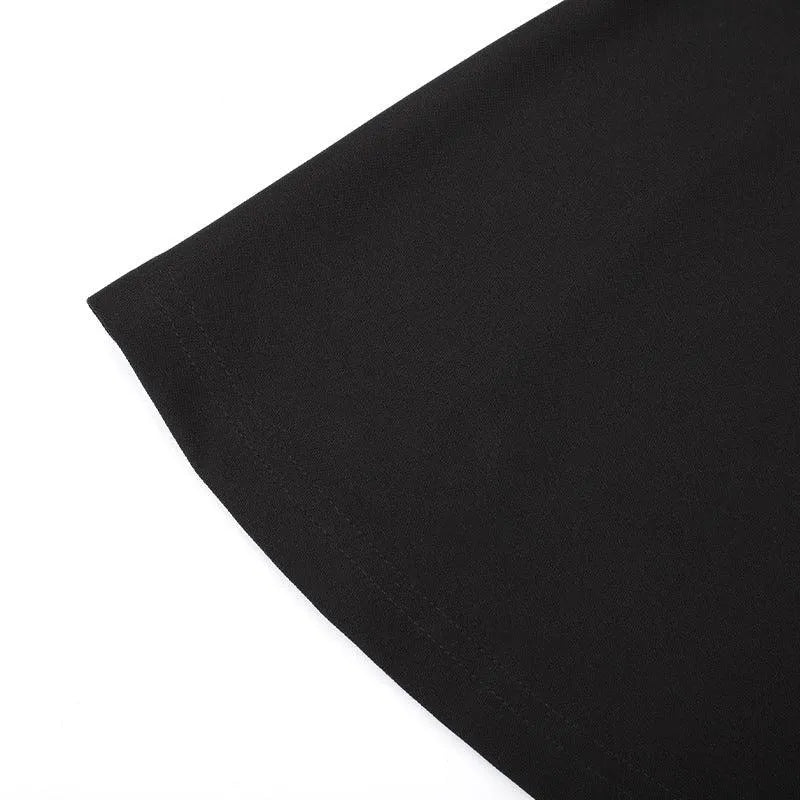 Button Line A-line Pleated Dress